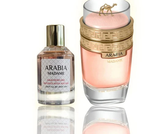 Arabia Madame Edp & Arabia Hair Mist With Argan Combo 2 Pcs