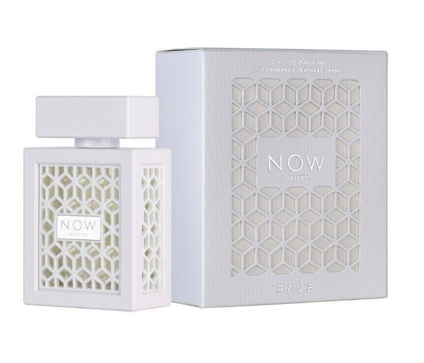 RAVE NOW WHITE UNISEX 3.4 OZ. EDP - 100ML BY LATTAFA