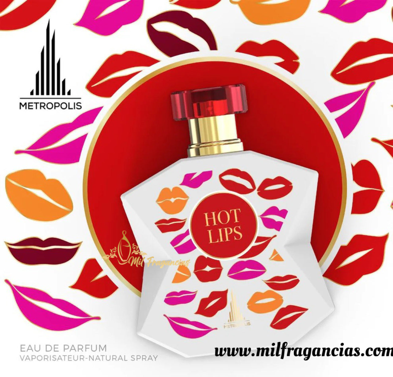 Metropolis Hot Lips – 100ML Inspired by: ( Bond No.9 New York Nolita Eau de Parfum) 