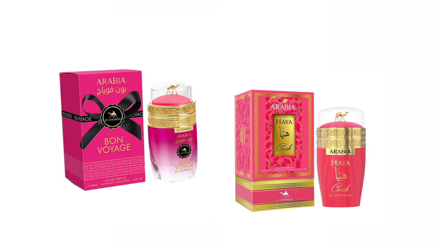 Arabia Haya Crush + Arabia Bon Voyage