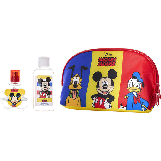 SET MICKEY MOUSE 3pc bag/perfum/shower gel