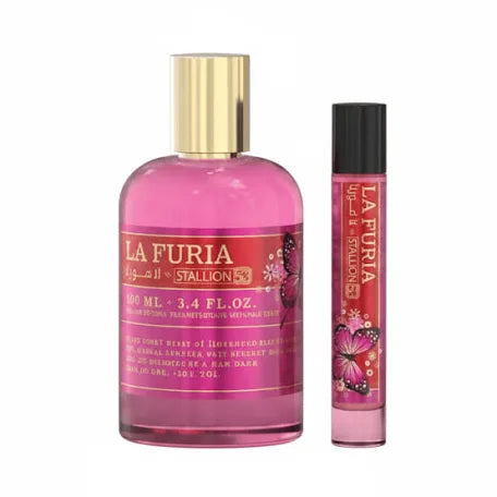 SET LA FURIA BY STALLION 53 WOMEN (2pc) EDP SP - 100ml (3.4oz) & 20ml (0.68oz)