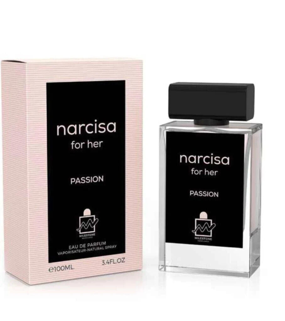 Narcisa Passion for Her by Milestone Perfumes Eau de Parfum for Women 3.4 oz